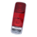 Tail light lens, red, eco  Bus 08/71-07/79
